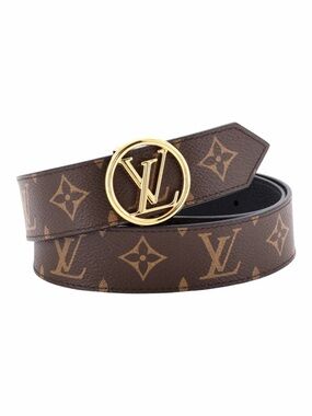 Louis Vuitton LV Circle Reversible Unisex Belt 35mm Size 90/36 NEW